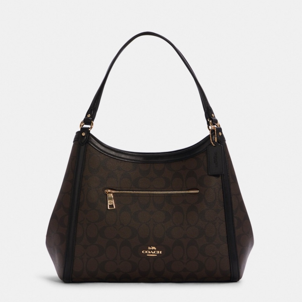 COACH Kristy Shoulder Bag In Signature Canvas NWT